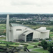 Crossness sewage treatment works in east London