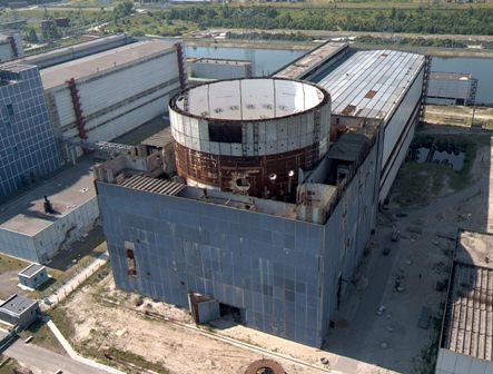 The partially completed Khmelnitsky-3 - image courtesy of EnergoAtom