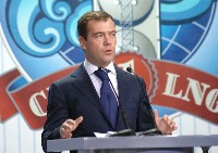 Russia's first LNG plant opened by President Medvedev - Sakhalin II LNG will supply about 5% of the world's LNG.