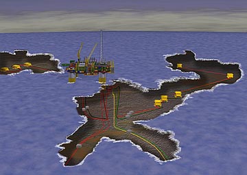 Gj&oslash;a will be developed with subsea templates tied back to a semi-submersible rig